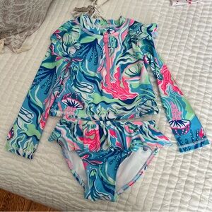 Tommy Bahama toddler girl 2 piece swimsuit, 3T